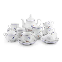 Zdjęcie Luksusowy 15-elementowy komplet do herbaty zdobiony motywem gęsi – Leander