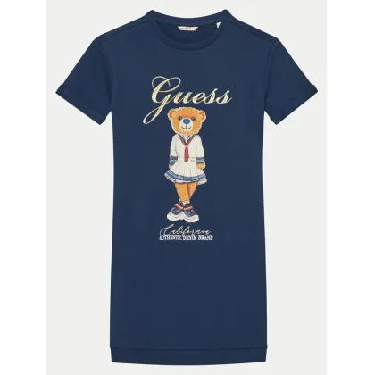 Zdjęcie Guess Sukienka codzienna J5RK28 KAD74 Niebieski Regular Fit