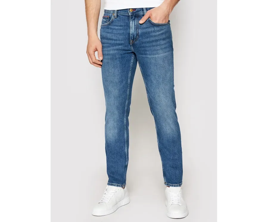 obrazek 1 Tommy Hilfiger Jeansy Denton MW0MW15603 Niebieski Straight Fit