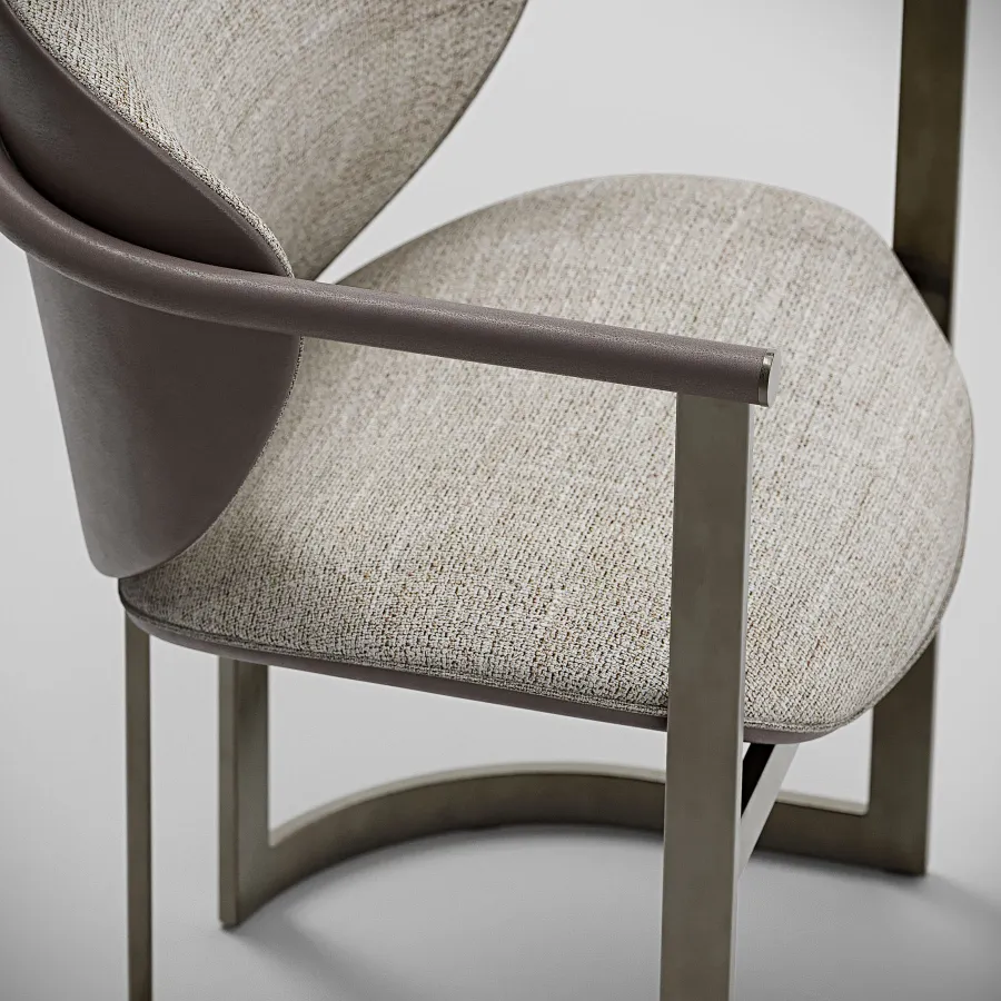 obrazek 20 Eleganckie włoskie krzesło w stylu modernistycznym - do jadalni