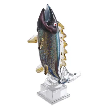 Zdjęcie Statuetka z kolorową rybą