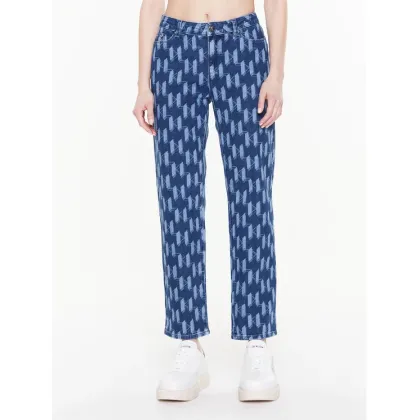 Zdjęcie KARL LAGERFELD Jeansy Monogram 225W1106 Niebieski Regular Fit