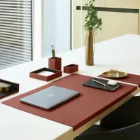 Picture Luxurious Adamantis desk pad made of genuine cowhide