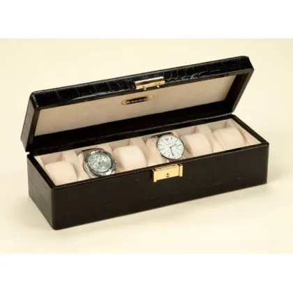 Zdjęcie Gustowne etui na 6 zegarków - idealny prezent dla miłośników czasomierzy