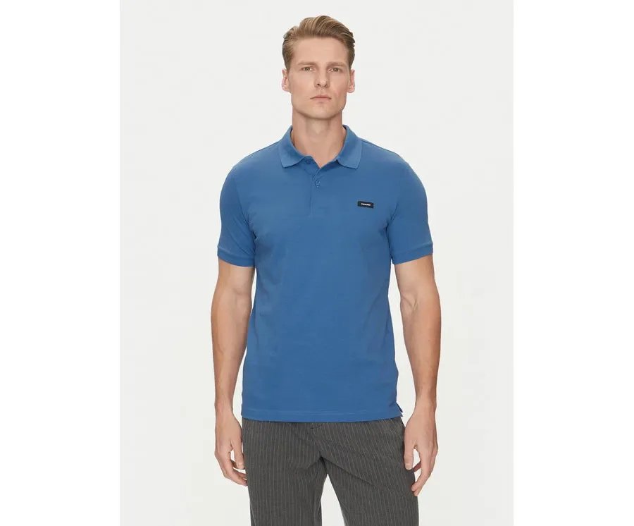 obrazek 1 Calvin Klein Polo K10K111196 Niebieski Slim Fit