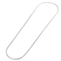 Zdjęcie Elegancki męski łańcuszek z włoskiego srebra (60 cm)