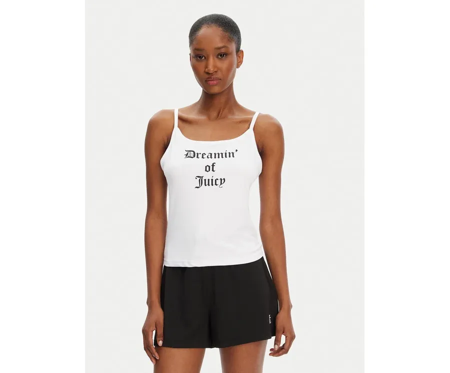 obrazek 1 Juicy Couture Top Dream Of Vest JCLCT125505 Biały Slim Fit