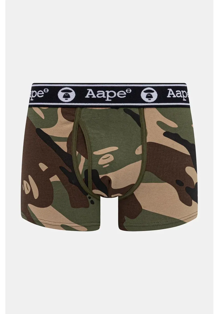 obrazek 1 AAPE bokserki Main kolor zielony AAPUWM5240XXN