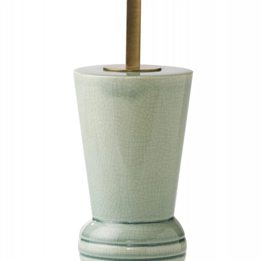 obrazek 4 Lampa stołowa z mosiężną ramą H.84xL.36xP.12 cm