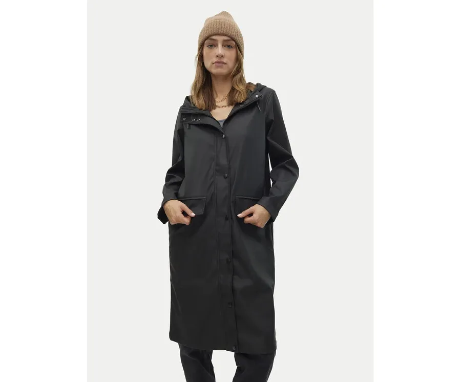 obrazek 1 Vero Moda Kurtka przeciwdeszczowa Malou 10320607 Czarny Regular Fit