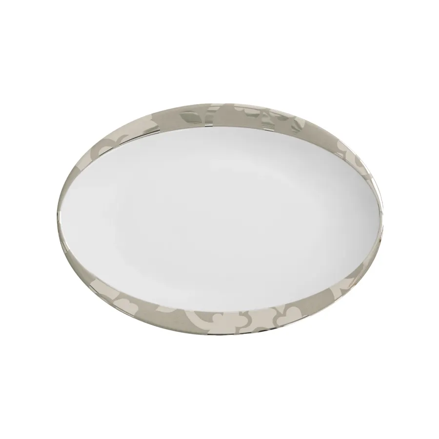 obrazek 12 Piękna porcelanowa zastawa stołowa dla 12 osób - Porcel