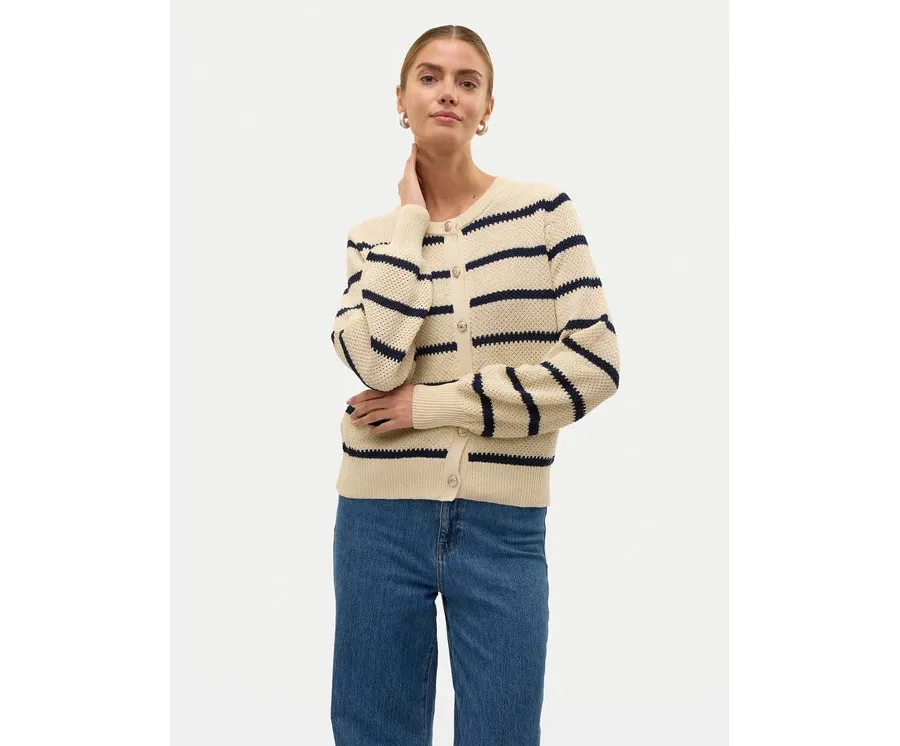 obrazek 1 Vero Moda Kardigan Amazing 10319138 Beżowy Regular Fit