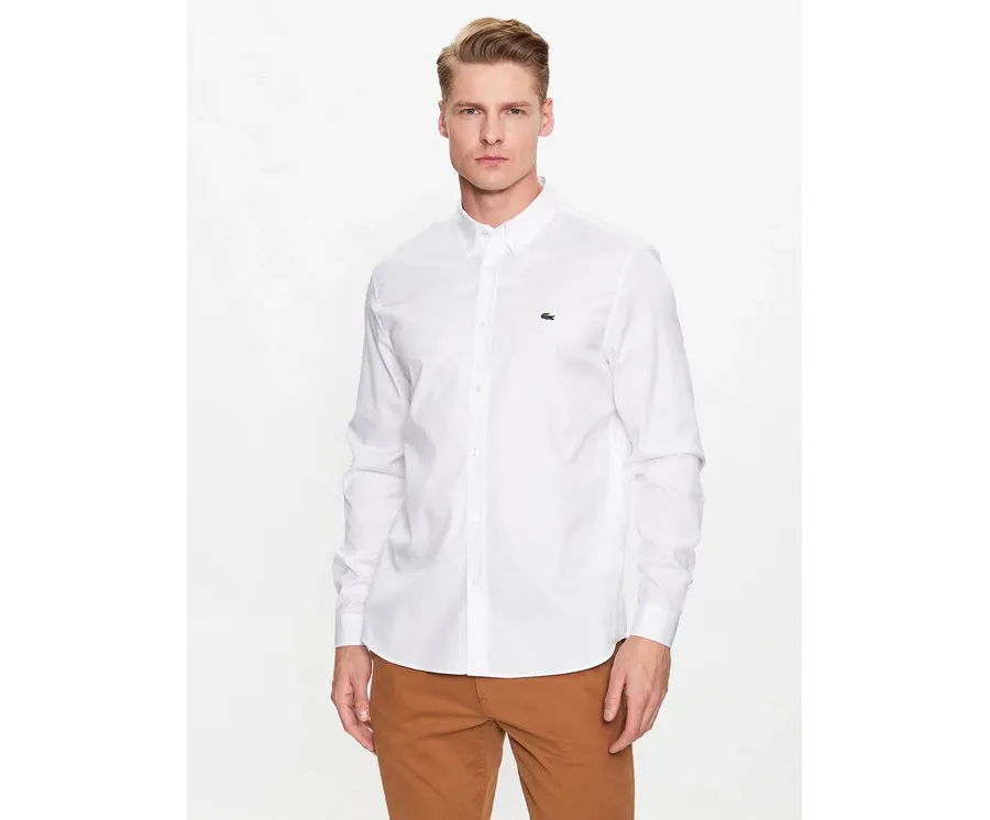 obrazek 1 Lacoste Koszula CH2933 Biały Regular Fit