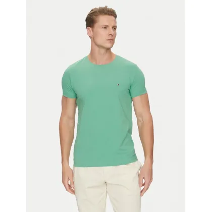 Zdjęcie Tommy Hilfiger T-Shirt MW0MW10800 Zielony Slim Fit