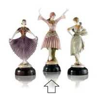Picture Decorative ballerina figurine made of ceramics - Ceramiche ML