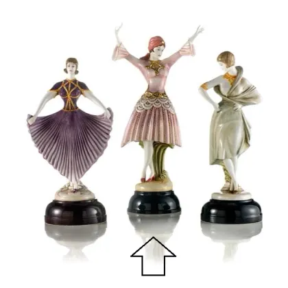 Zdjęcie Dekoracyjna figurka baleriny wykonana z ceramiki - Ceramiche ML