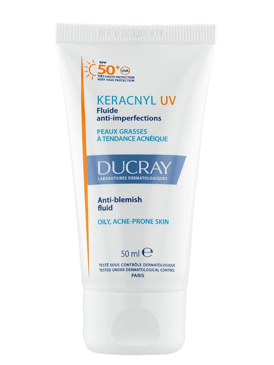 obrazek 1 Ducray Keracnyl Uv Fluid przeciw niedoskonałościom 50 ml