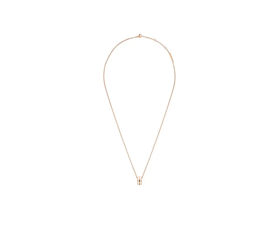 obrazek 1 Daniel Wellington Naszyjnik Emalie DW00400153 Różowe złocenie