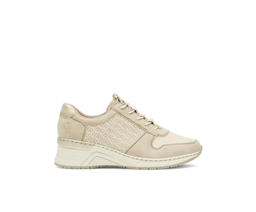 obrazek 1 Rieker Sneakersy N4368-62 Beżowy