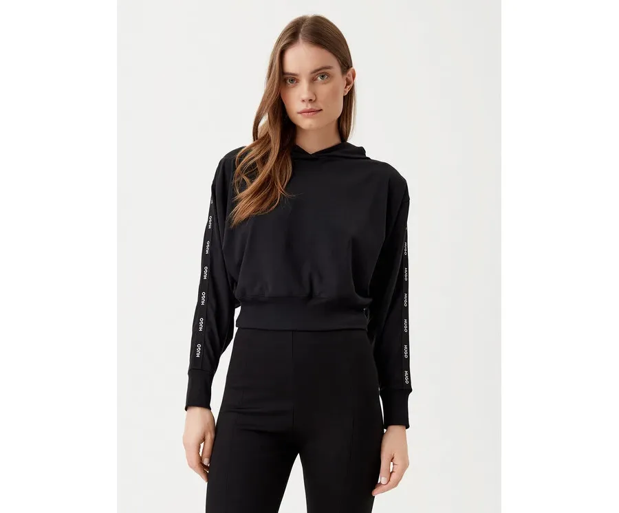 obrazek 1 HUGO Bluza 50531703 Czarny Regular Fit