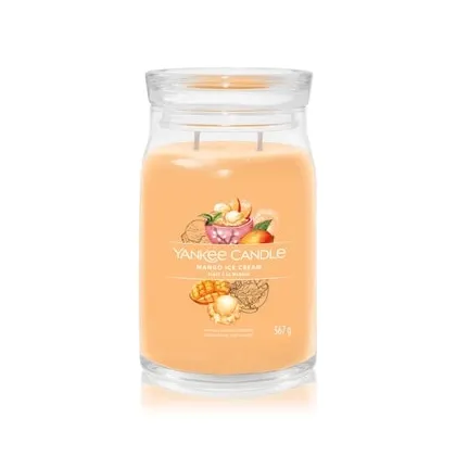 Zdjęcie Yankee Candle Mango Ice Cream Signature Świeca zapachowa 567 g