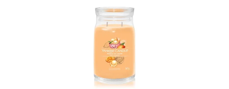 obrazek 1 Yankee Candle Mango Ice Cream Signature Świeca zapachowa 567 g