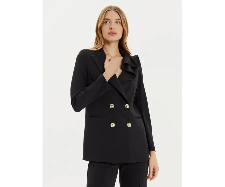 obrazek 1 Rinascimento Marynarka CFC0121326003 Czarny Regular Fit