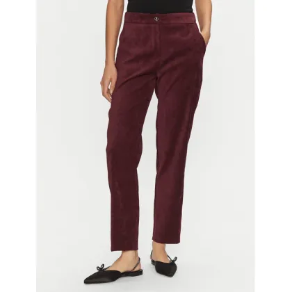 Zdjęcie ARTIGLI Spodnie materiałowe ACPA000633 Bordowy Regular Fit