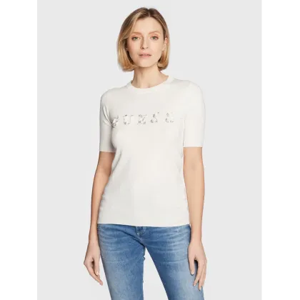 Zdjęcie Guess Sweter W3RR46 Z2NQ2 Écru Slim Fit