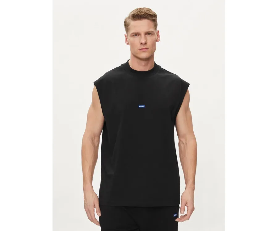 obrazek 1 Hugo Tank top Navertz 50509773 Czarny Regular Fit HUGO