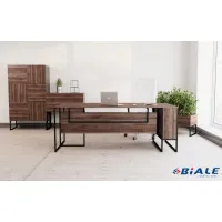 Picture A modern office desk from the Hexos collection