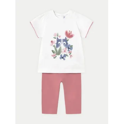 Zdjęcie Mayoral Komplet t-shirt i legginsy 1736 Różowy Regular Fit