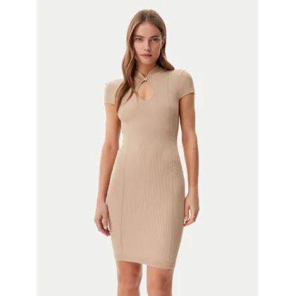 Zdjęcie Guess Sukienka dzianinowa W5GK46 Z3L10 Brązowy Slim Fit