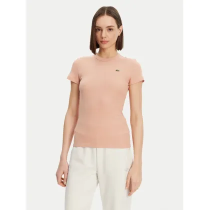 Zdjęcie Lacoste T-Shirt TF5538 Pomarańczowy Slim Fit