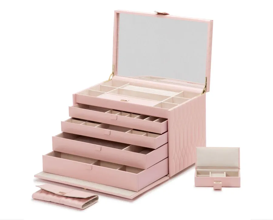 obrazek 1 Pudełko na biżuterię Caroline Extra Large Rose Quartz dla kobiet