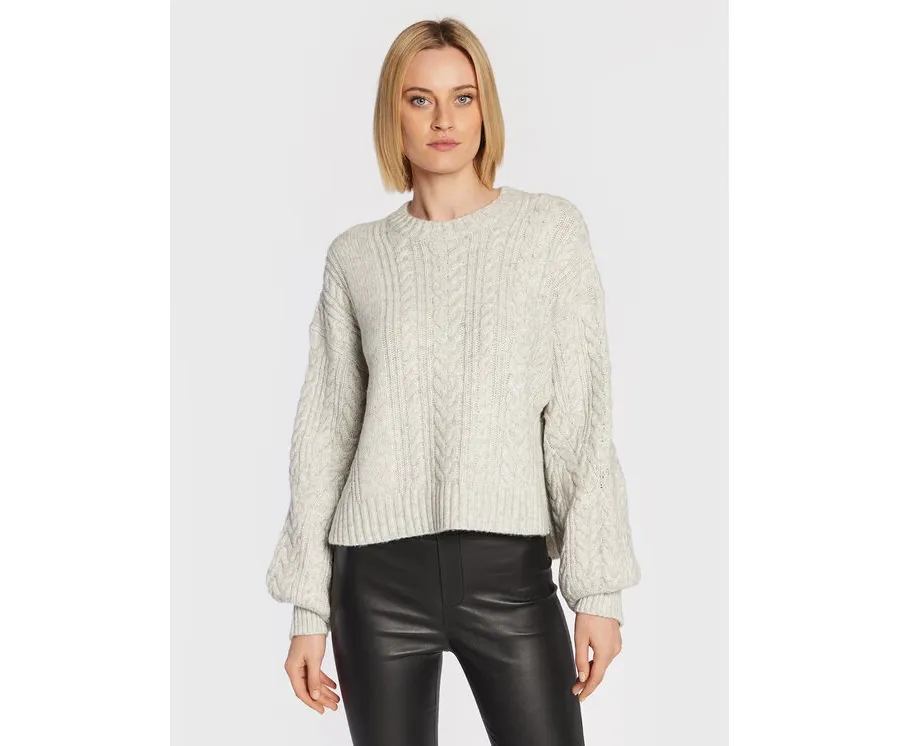 obrazek 1 Remain Sweter Dreah RM1654 Szary Relaxed Fit