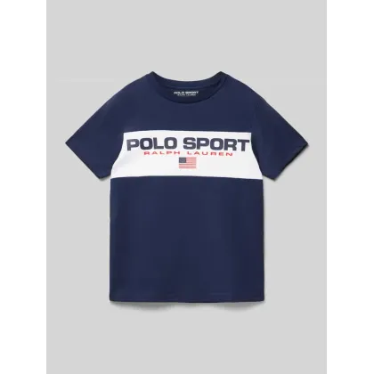 Zdjęcie T-shirt o kroju regular fit z okrągłym dekoltem