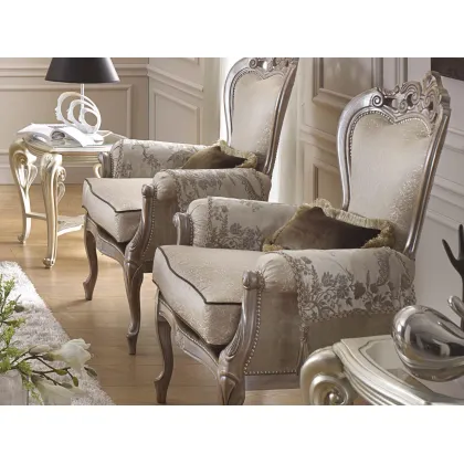 Zdjęcie Stylowy włoski fotel do wyjątkowego salonu - Morello Gianpaolo