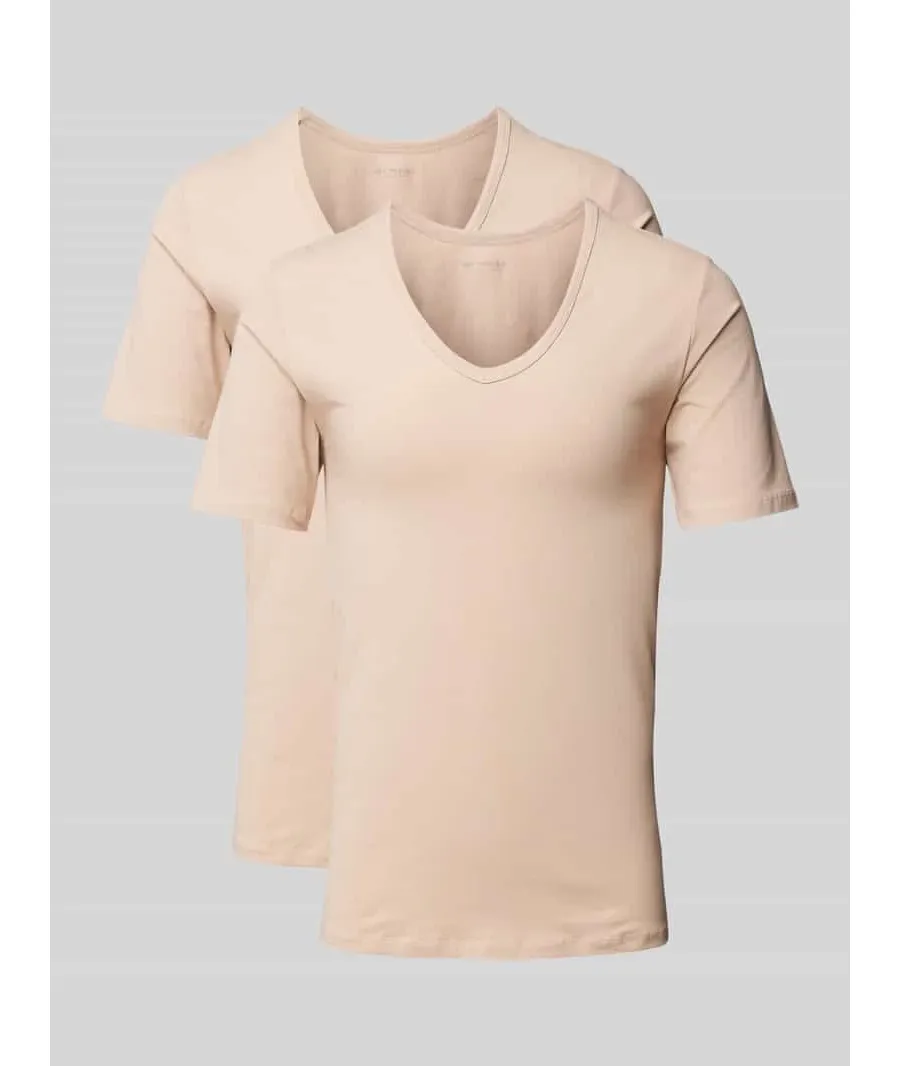 obrazek 1 T-shirt z dekoltem w serek
