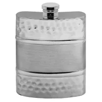 Zdjęcie Niezwykły upominek z pewteru - piersiówka 12x8 cm