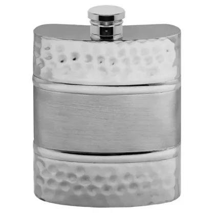 Zdjęcie Niezwykły upominek z pewteru - piersiówka 12x8 cm