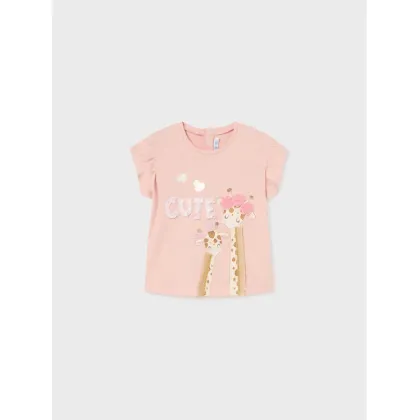 Zdjęcie Mayoral T-Shirt 1009 Różowy Regular Fit