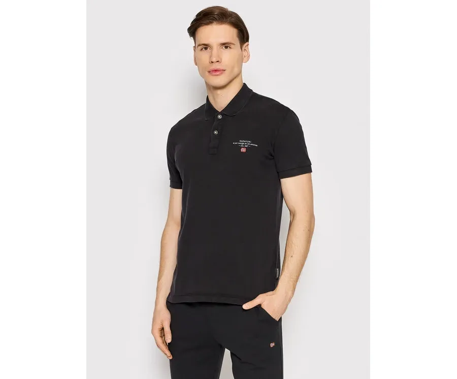 obrazek 1 Napapijri Polo Elbas NP0A4GDL Czarny Regular Fit