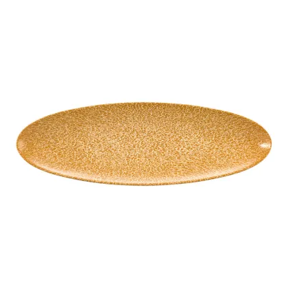 Zdjęcie Porcelanowy wąski talerz do serwowania 35x12 cm w kolorze złotym - Seltmann Weiden