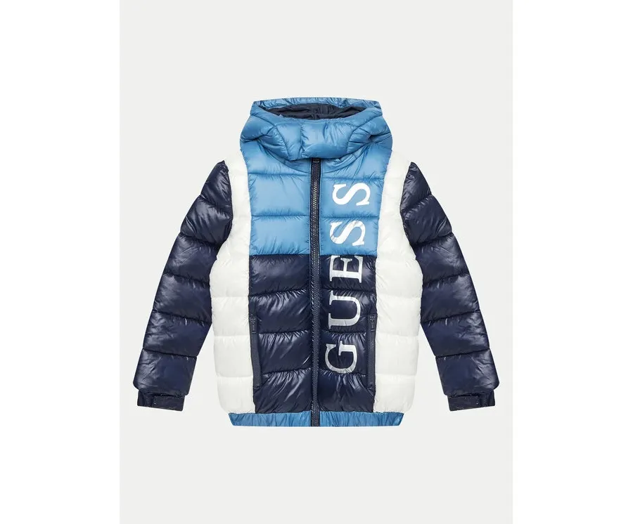 obrazek 1 Guess Kurtka puchowa L4BL06 WEGY0 Kolorowy Regular Fit