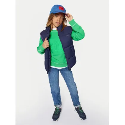 Zdjęcie HUGO Bezrękawnik G00430 S Granatowy Regular Fit