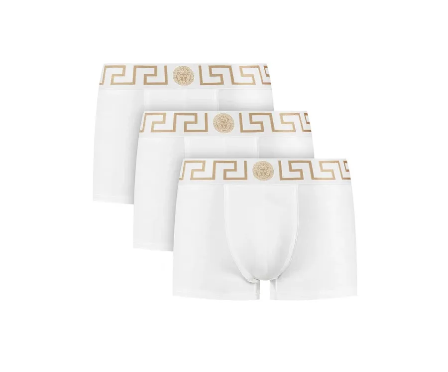 obrazek 1 Versace Komplet 3 par bokserek AU10326 Biały