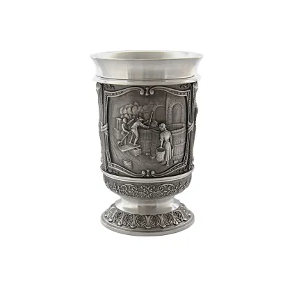 Zdjęcie Cynowy kubek do piwa o pojemności 250 ml