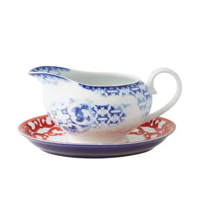 Zdjęcie Porcelanowa sosjerka Timeless z czerwono-granatowym motywem - Vista Alegre