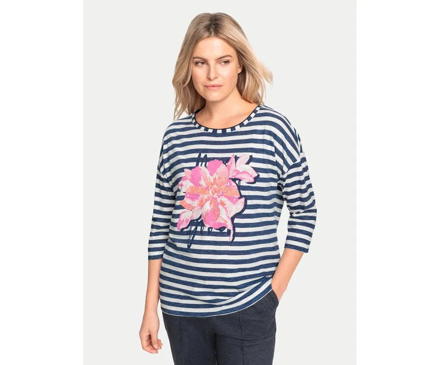 obrazek 1 Olsen Bluzka 11105053 Granatowy Regular Fit